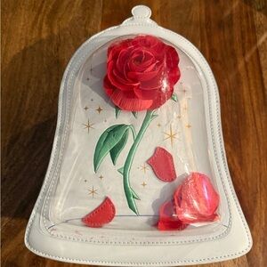 Loungefly Stitch Shoppe Beauty and The Beast ENCHANTED ROSE Crossbody